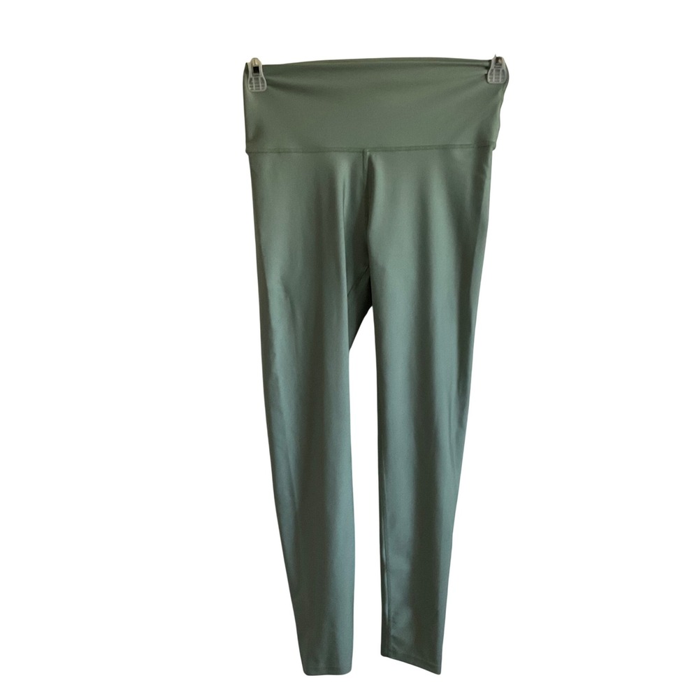 P.E Nation Green Full Length Athletic Leggings - Size Large Workout Gym Training